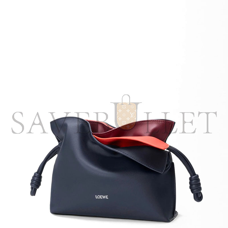 L0ew* MINI NAPPA CALFSKIN LAYERED FLAMENCO CLUTCH A411FC2XAY-0223 (23.9*18*9cm)
